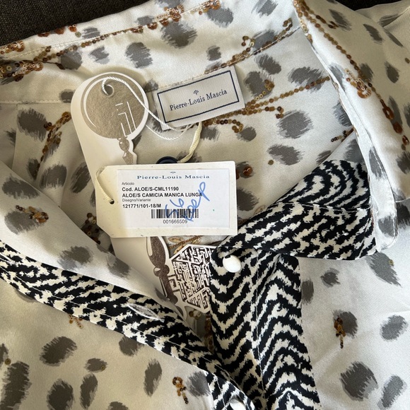 Pierre-Louis Mascia - Silk Shirt - Size M - BNWT - Picture 4 of 4